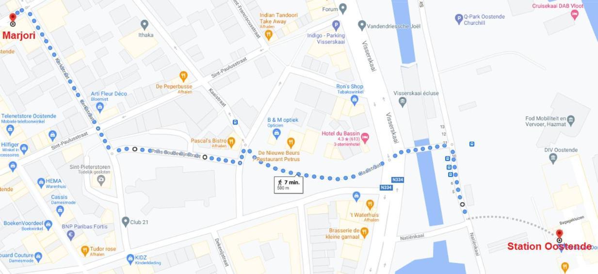 Marjori Oostende Met Gratis Parkeerplaats Extérieur photo